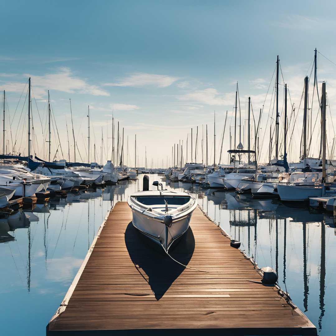 Sur le port, avec nos logements spacieux 